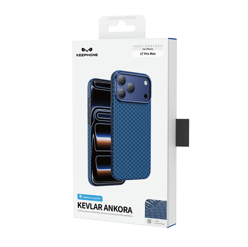 techplus Keephone Ankora Kevlar Case for iPhone 17 Pro with MagSafe Keephone Ankora Kevlar Case for iPhone 17 Pro MagSafe