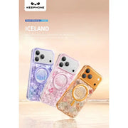 techplus Mobile Phone Case Keephone Iceland Glitter MagSafe Case for iPhone 18 Pro Max | 3D Diamond Shell Case Keephone Iceland Glitter MagSafe Case for iPhone 18 Pro Max | 3D Diamond Shell Case