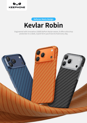 techplus Robin Keephone Genuine Kevlar Case for iPhone 17 Pro with MagSafe Robin Keephone Kevlar Case for iPhone 17 Pro MagSafe