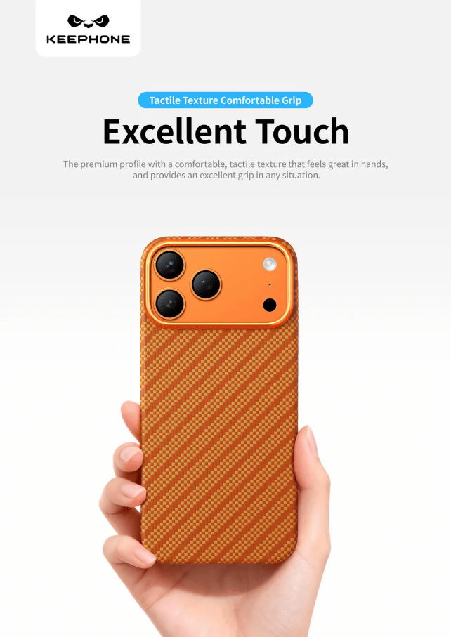 techplus Robin Keephone Genuine Kevlar Case for iPhone 17 Pro with MagSafe Robin Keephone Kevlar Case for iPhone 17 Pro MagSafe