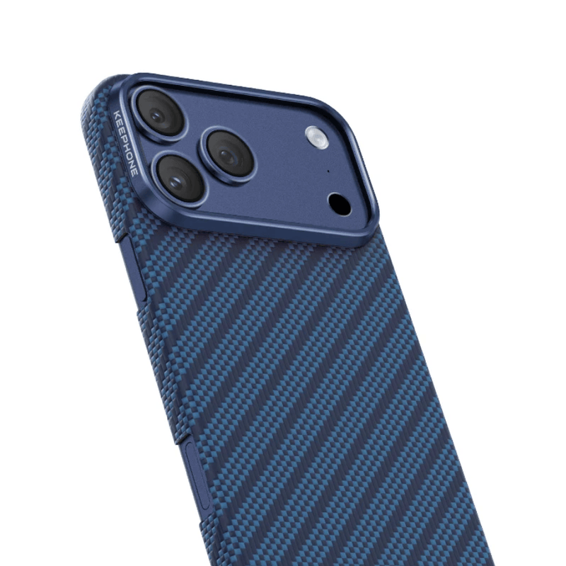 techplus Keephone Kevlar Case For iPhone 17 Pro Max With MagSafe DuPont Aramid Fiber Keephone Kevlar Case For iPhone 17 Pro Max MagSafe