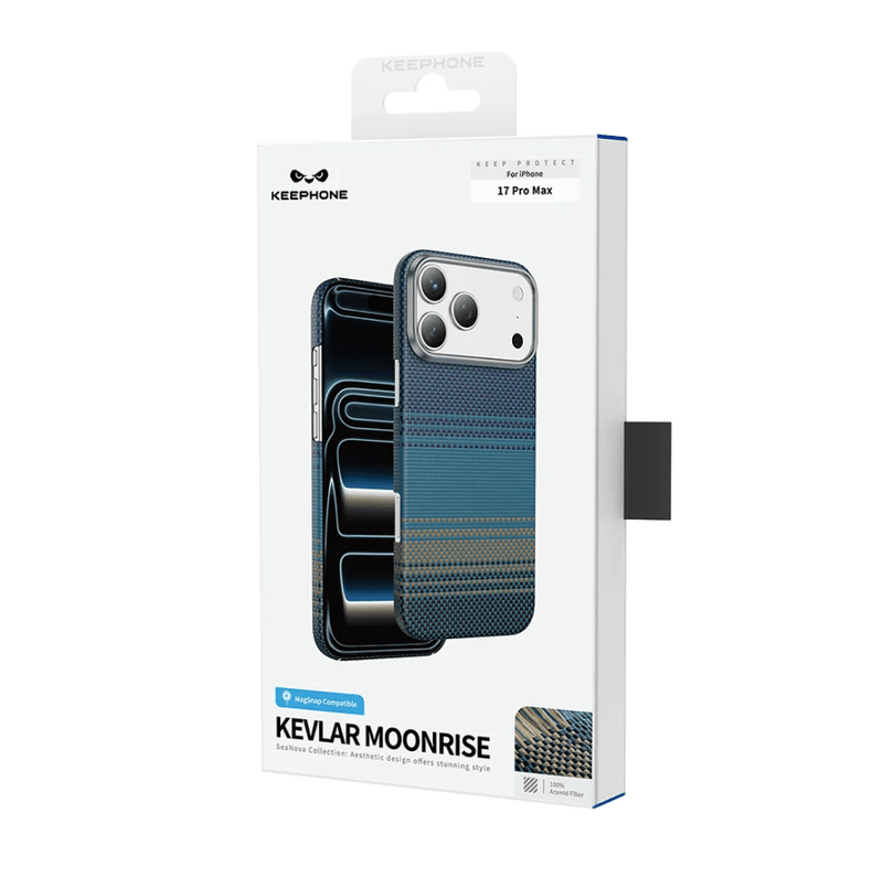 techplus Keephone Seanova Kevlar Case For iPhone 17 Pro Max With MagSafe Keephone Seanova Kevlar Case iPhone 17 Pro Max MagSafe