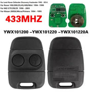 Habicare 2-Button Replacement Remote Key 433MHz for Land Rover, MG & Nissan (FCC: YWX101200) 2-Button Replacement Remote Key 433MHz for Land Rover, MG & Nissan (FCC: YWX101200)