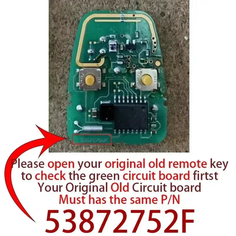 Habicare 2-Button Replacement Remote Key 433MHz for Land Rover, MG & Nissan (FCC: YWX101200) 2-Button Replacement Remote Key 433MHz for Land Rover, MG & Nissan (FCC: YWX101200)
