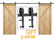 12FT/366cm Barn Door Hardware Kit by salelink.co.nz