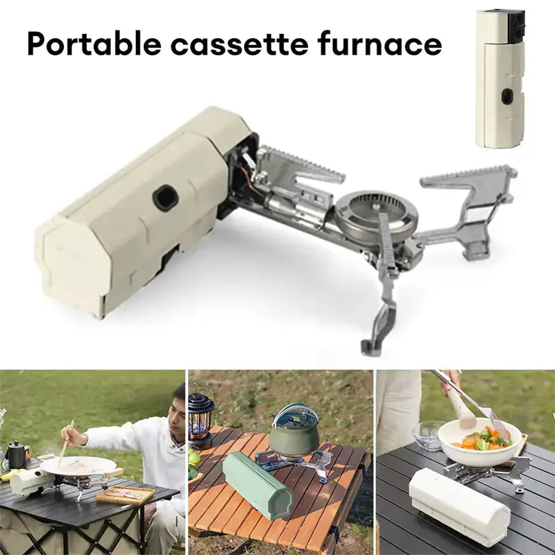 Portable Folding Camping Gas Stove - Compact Outdoor Cooking System | Backpacking Burner by Mead's Supply & Equipment Outfitters limited