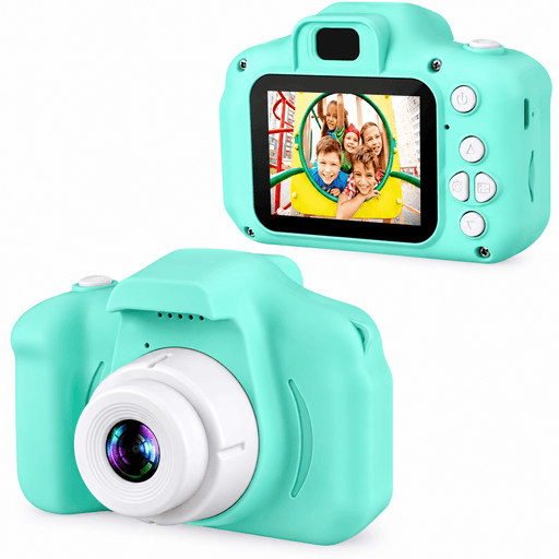 techplus Kids Digital Camera 1080P HD – Mini Waterproof Camera with 2.4-Inch Screen (Green) Kids Digital Camera 1080P HD – Mini Waterproof Camera with 2.4-Inch Screen (Green)