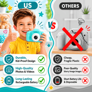 techplus Kids Digital Camera 1080P HD – Mini Waterproof Camera with 2.4-Inch Screen (Green) Kids Digital Camera 1080P HD – Mini Waterproof Camera with 2.4-Inch Screen (Green)