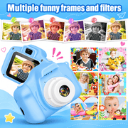 techplus Kids Digital Camera 1080P HD – Mini Waterproof Camera with 2.4-Inch Screen (Blue) Kids Digital Camera 1080P HD – Mini Waterproof Camera with 2.4-Inch Screen (Blue)