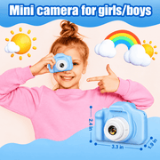 techplus Kids Digital Camera 1080P HD – Mini Waterproof Camera with 2.4-Inch Screen (Blue) Kids Digital Camera 1080P HD – Mini Waterproof Camera with 2.4-Inch Screen (Blue)