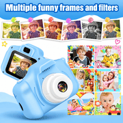techplus Kids Digital Camera 1080P HD – Mini Waterproof Camera with 2.4-Inch Screen (Blue) Kids Digital Camera 1080P HD – Mini Waterproof Camera with 2.4-Inch Screen (Blue)