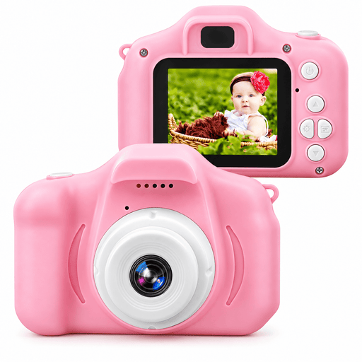 techplus Kids Digital Camera 1080P HD – Mini Waterproof Camera with 2.4-Inch Screen (Pink) Kids Digital Camera 1080P HD – Mini Waterproof Camera with 2.4-Inch Screen (Pink)