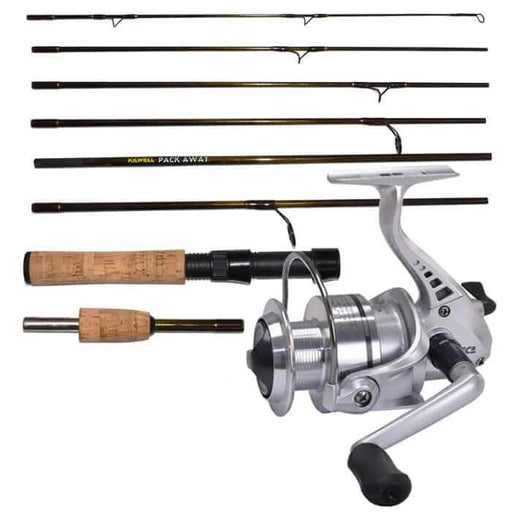 Kilwell Fly/Spin Combo Pack Away 7685, EC2500 with rods and reel components displayed