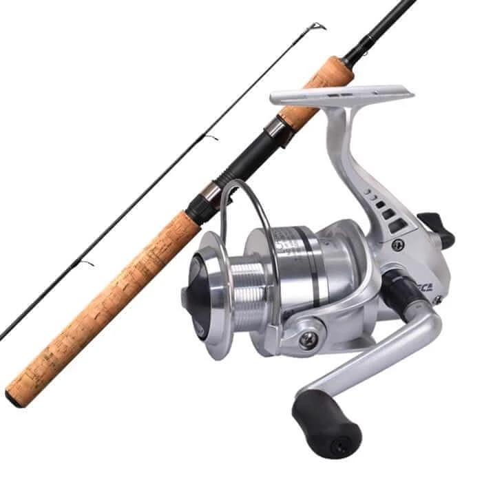 Kilwell Spin Combo Hydro 792, EC2500 fishing rod and reel set with silver spinning reel and cork handle.
