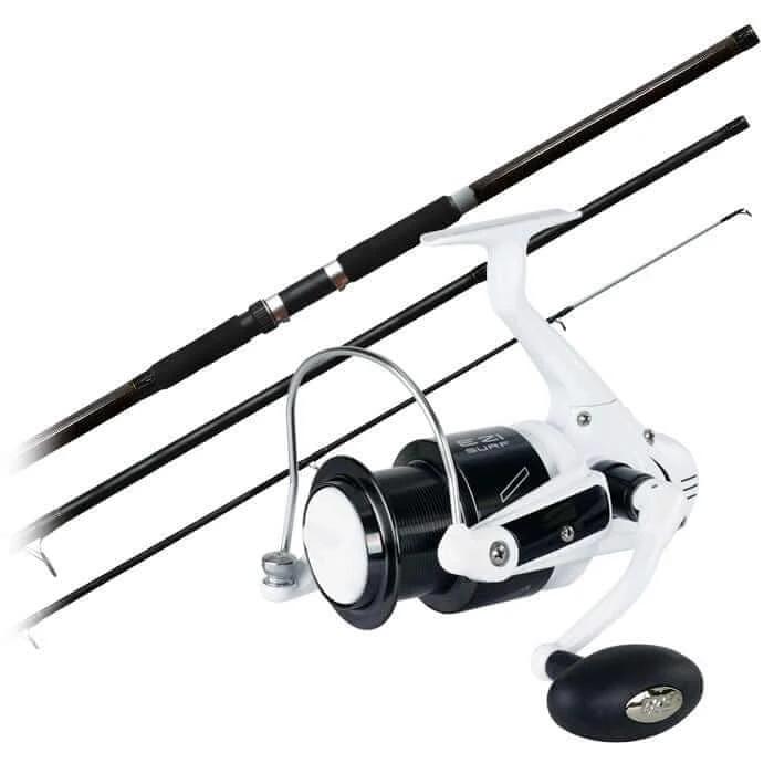 Kilwell Surf Combo LED1403, ES8000 surfcasting rod and reel for evening fishing.