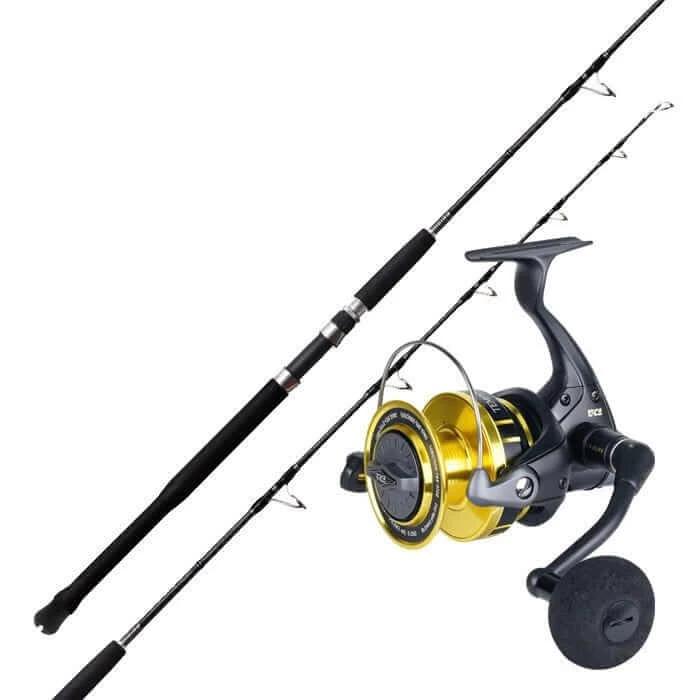 Tica Jig Combo – Carbon 551 J/S, Tempest 8000 fishing rod and reel setup for light and powerful fishing.