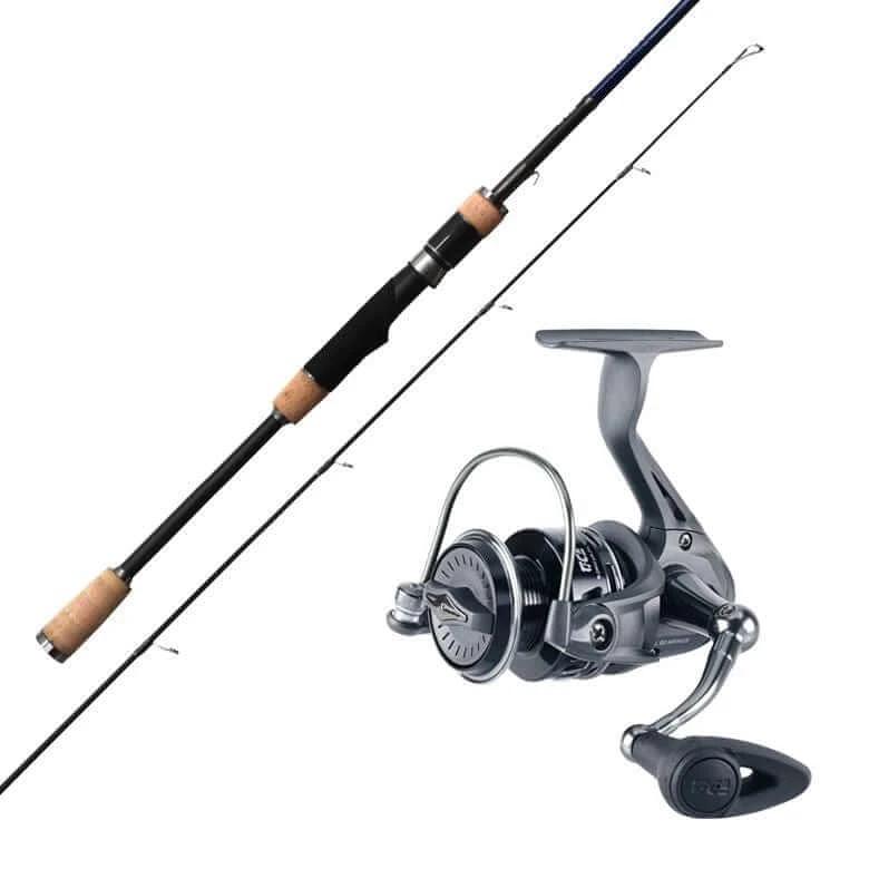 Tica Spin Combo Ikura 802, FC2500 featuring a flexible rod and reel for optimal fishing performance.