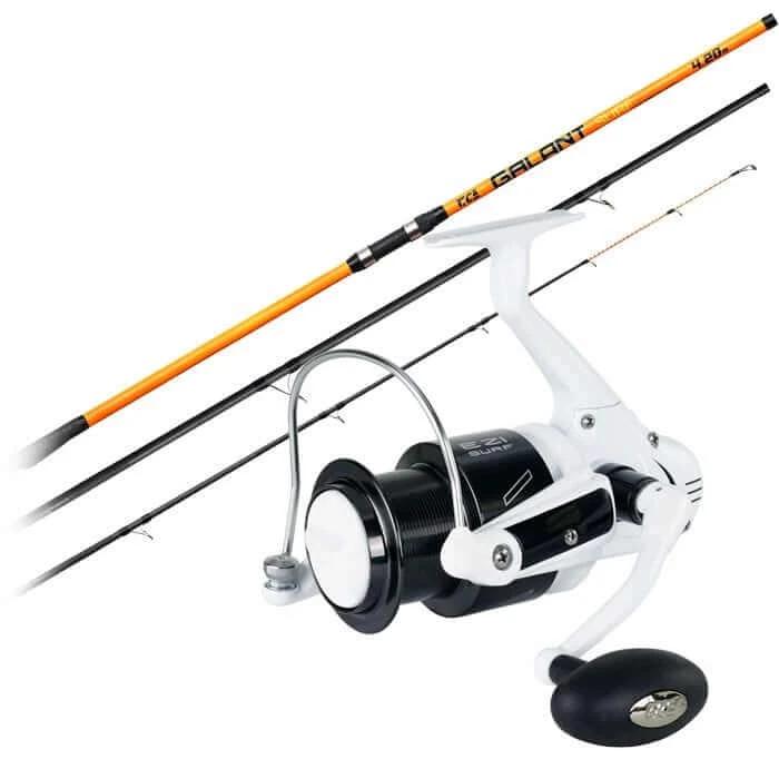 Tica Surf Combo Galant 1463, ES8000 fishing rod and reel set for beach or rock fishing.