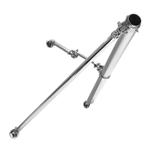 Kilwell Outrigger Base Longreach 42mm ID (pr) showcasing stainless steel structure and locking scissor arm design.