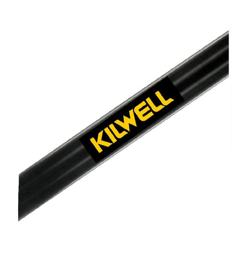 Kilwell NZ Outrigger 38 Blank 4.2m Blk (Ea) close-up of logo on black blank material