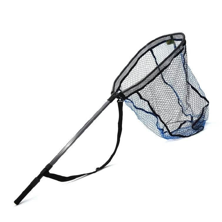 Kilwell Net Magnum LB Telescopic 200cm with flat bottom and double telescoping handle for snag-free land-based fishing.