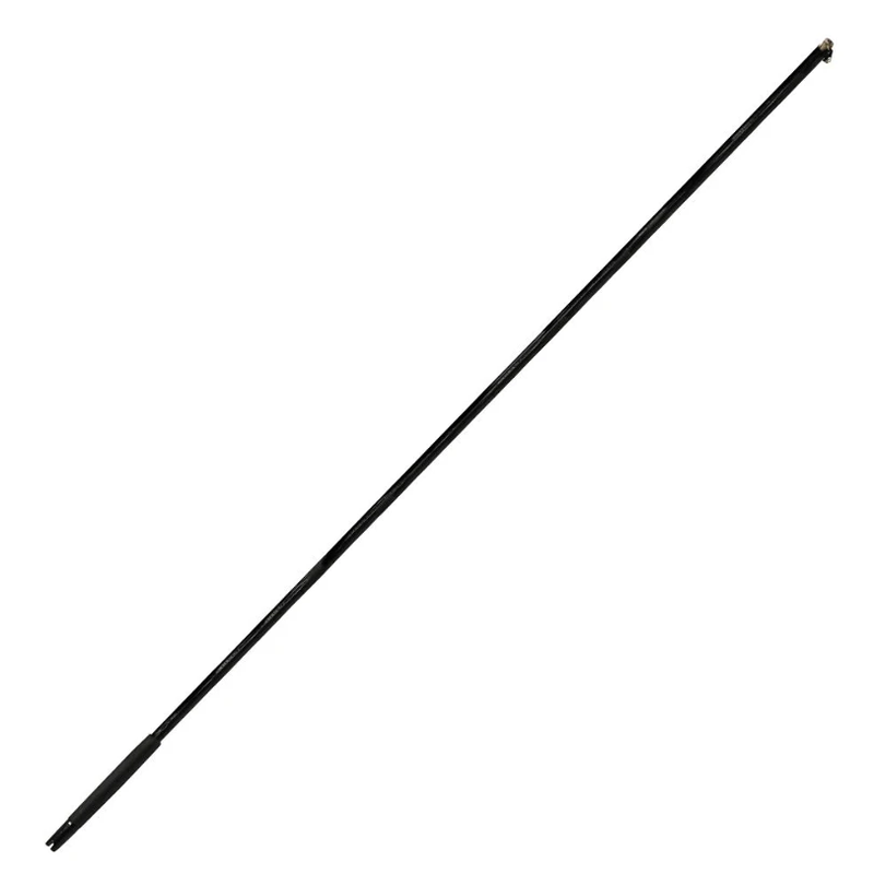 Kilwell NZ Shotgun Rigger 3.5m Straight ST12K (Ea) - Black straight pole for mounting on boat rocket launcher.