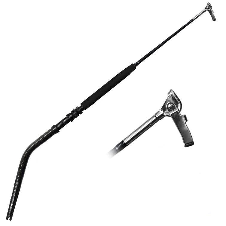 Kilwell NZ UnderTaker Dredge Pole Short Butt with pivot roller tip and comfortable grip.