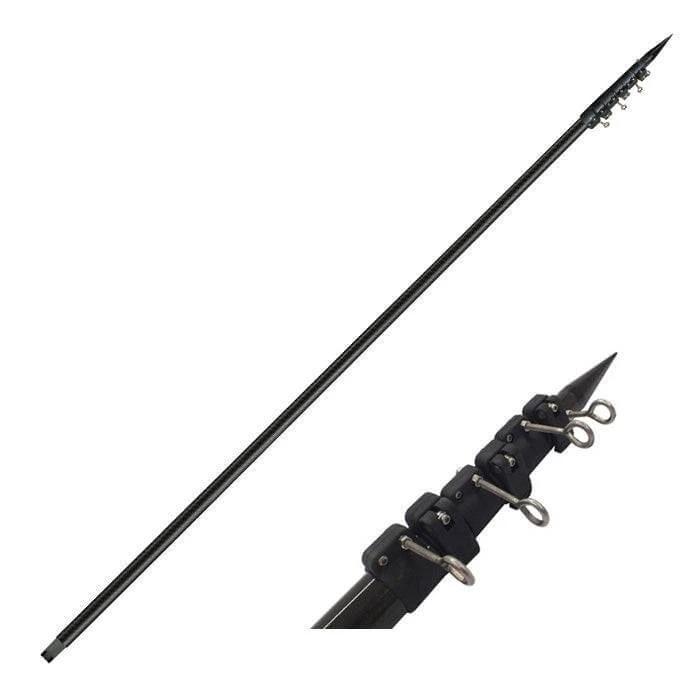Kilwell Tele Shotgun Rigger 1.5-3.6m Straight - Fibreglass Spiraflex finish outriggers for boats.