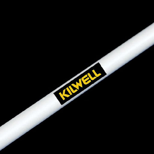Kilwell Longreach Outrigger Pole 4.75m 2 piece White showcasing the brand logo on a white surface