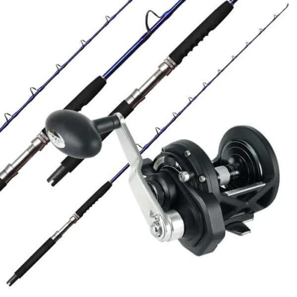 Tica Boat Combo Magma 601, OX20 rod and lever drag reel combo for fishing.