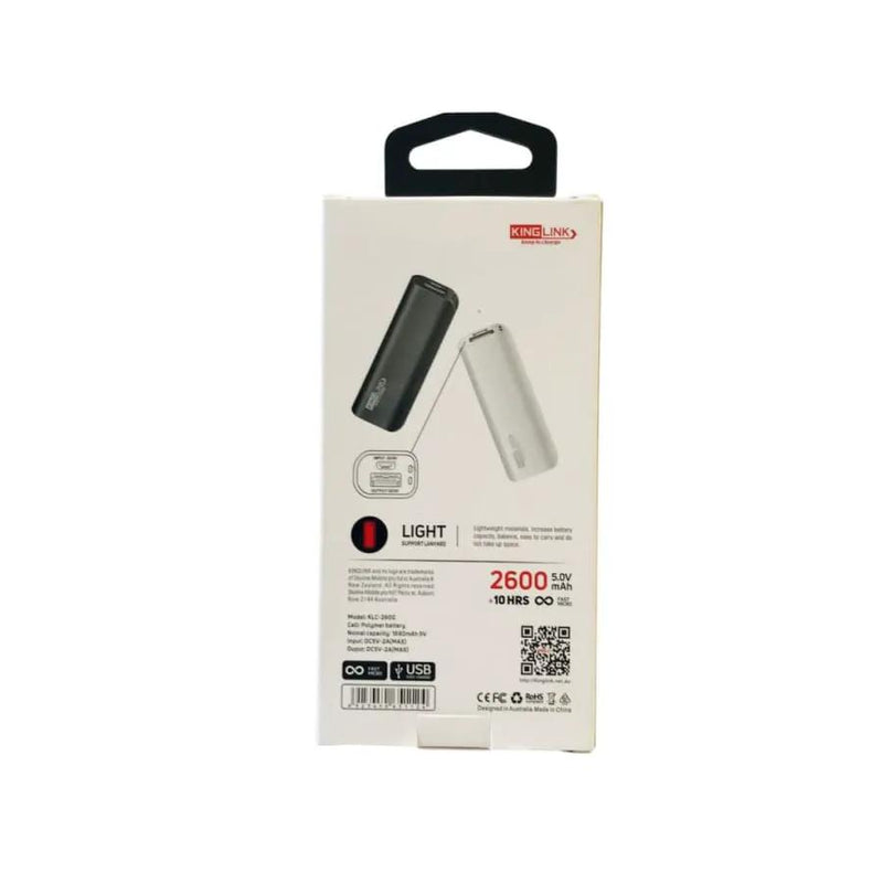 Kinglink 2,600 mAh Power Bank by 9eight5
