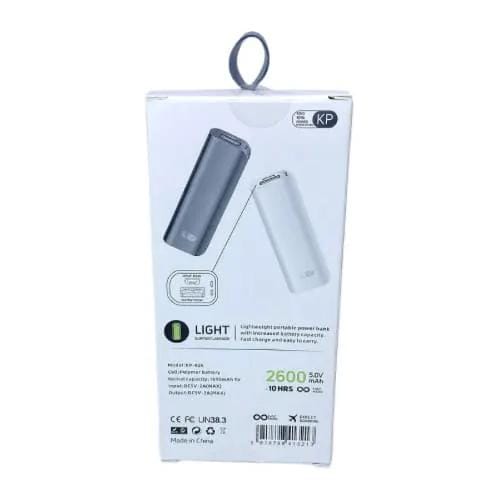 9eight5 Phone/Tablet Accessories Kinglink 2,600 mAh Power Bank (Black) Kinglink 2,600 mAh Power Bank (Black)
