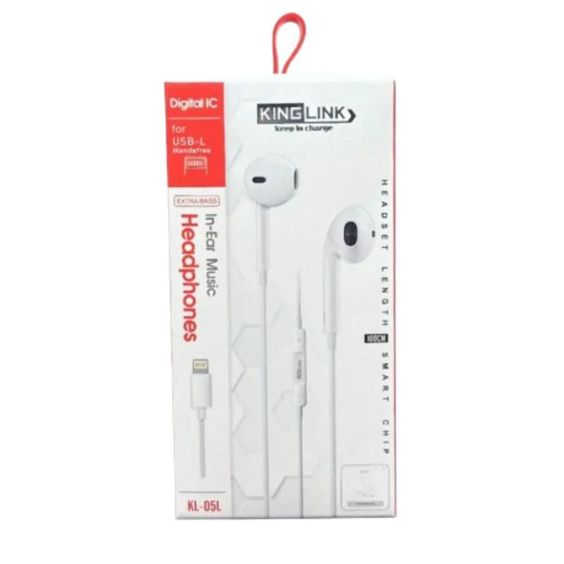 Kinglink Earphones (with lightning cable) - KL05L by 9eight5