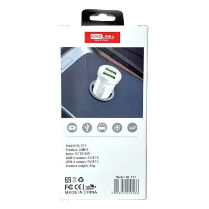 9eight5 Electronics Accessories Kinglink QC 3.1 Car Charger KL211 Kinglink QC 3.1 Car Charger KL211