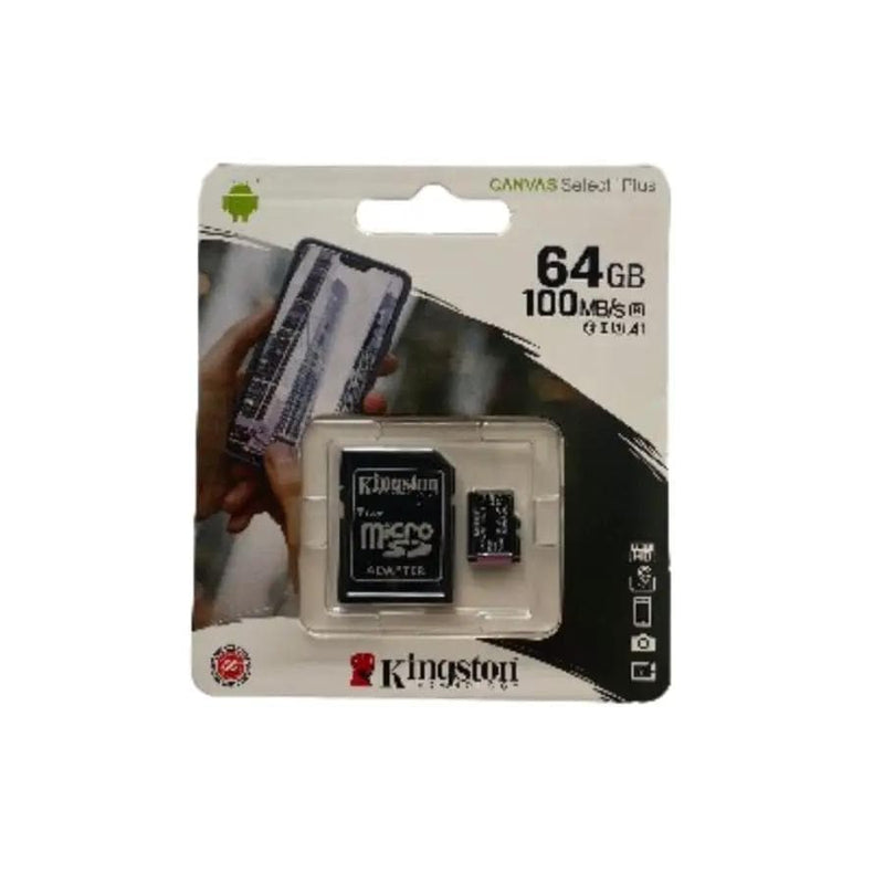 9eight5 Memory Cards & Storage Devices Kingston Memory Micro SD Card (32GB, 64GB, 128GB, 256GB) Kingston Memory Micro SD Card (32GB, 64GB, 128GB, 256GB)