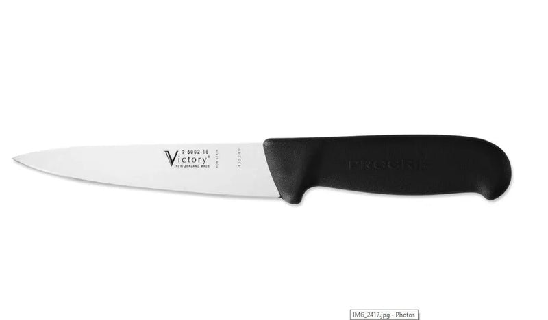Victory Knives Victory Knives Accessories Victory Chefs Utility Knife 15cm Black Victory Chefs Utility Knife 15cm Black Victory Knives