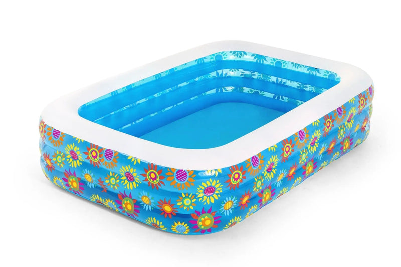 Bestway 229x152x 56CM Kids Play Pool Inflatable Family Pool by salelink.co.nz