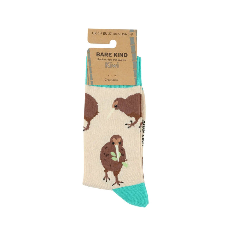 Save the Kiwi Bamboo Socks by Barekind NZ