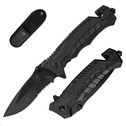 g8buynz Outdoor folding knife, camping multifunctional pocket knife, portable with pouch Outdoor folding knife, camping multifunctional pocket knife, portable with pouch