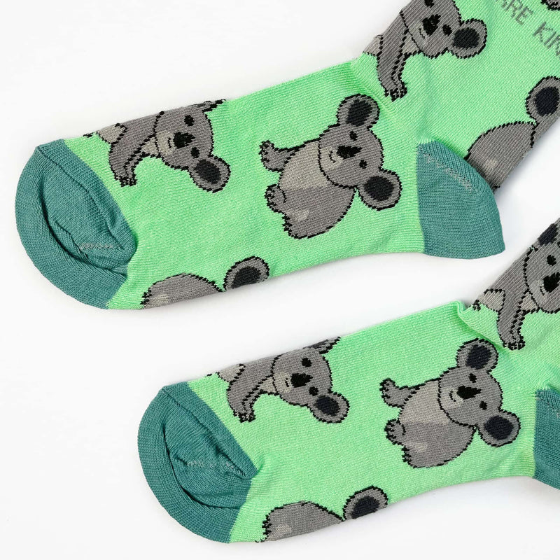 Save the Koalas Bamboo Socks by Barekind NZ