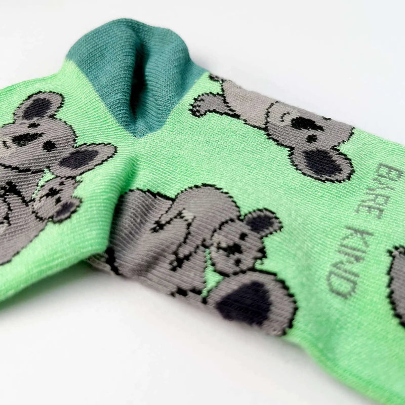 Save the Koalas Bamboo Socks by Barekind NZ