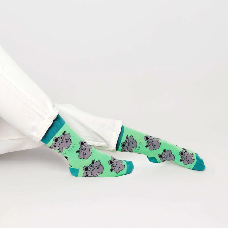Save the Koalas Bamboo Socks by Barekind NZ