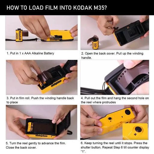 Habicare Reusable Retro Film Camera with Manual Flash Reusable Retro Film Camera with Manual Flash