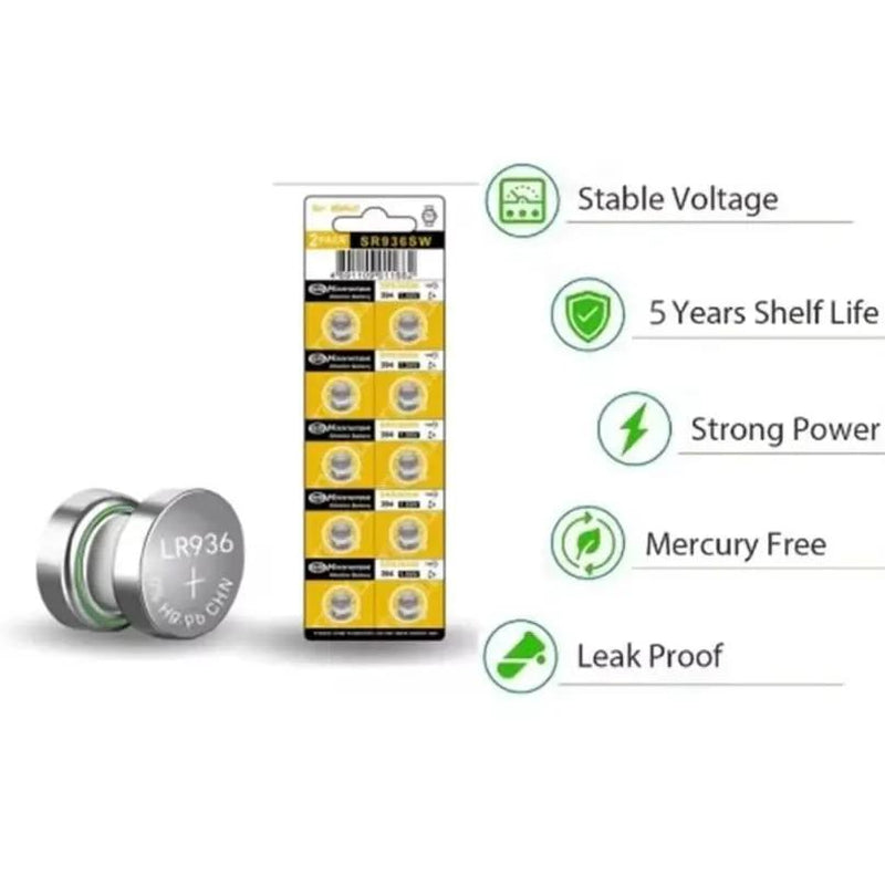 Koonenda 394 / SR936SW Watch Batteries (10 Pack) by That Watch Shop
