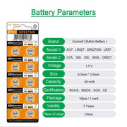 399 / 395 / SR927SW Watch Batteries for Koonenda (10 Pack) by That Watch Shop
