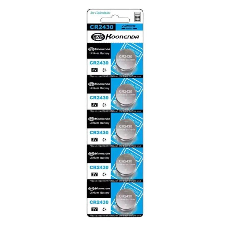 Watch Batteries for Koonenda CR2430 (5 Pack) by That Watch Shop