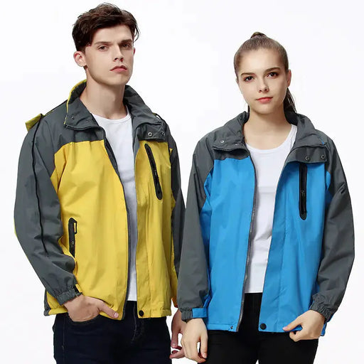 Couples' Climbing and Ski Jackets - Hooded Winter Mountain Jacket | Unisex Outdoor Coat by Mead's Supply & Equipment Outfitters limited