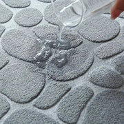 L-Shaped Embossed Bathroom Mat – Thick, Absorbent, Non-Slip (5 colours available) by Habicare