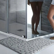 L-Shaped Embossed Bathroom Mat – Thick, Absorbent, Non-Slip (5 colours available) by Habicare