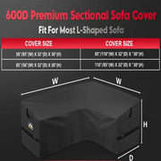 L-Shaped Garden Furniture Cover – Heavy-Duty by Habicare
